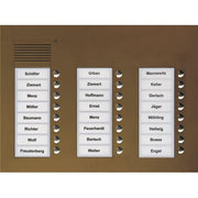 TCS Tür Control - Türstation für Türkommunikation Audio Außenstation PUK 24 PUK24/3-EB Tasten 3-spaltig UP
