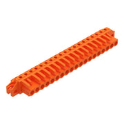 WAGO - Leiterplattensteckverbinder THT-Federleiste abgewink. 232-279/031-000 Maß 5,08mm,orange − 10 Stück