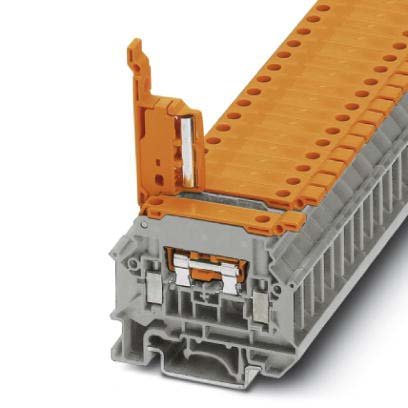 Phoenix Contact - Trenn- und Messtrenn-Reihenklemme Trennklemme UK 5-HEDI N GY − 50 Stück
