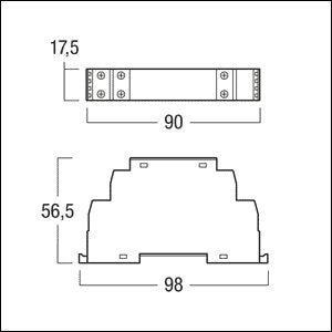 Zumtobel Group - Steuergerät für Leuchten Erweiterung DALI-Kreis DALI-2 Exp #24165661