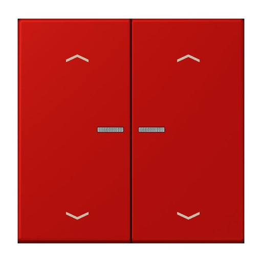 Jung - Bedienelement intelligent Taster mit Pfeilsymbolen BT LC 17102 P 227 rouge vermillon 31