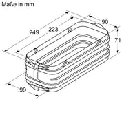 Bosch - Zubehör/Ersatzteile für Kochgerät/Backgerät Verbindungsmanschette HEZ9VDSS1 female