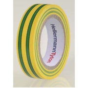 HellermannTyton - Klebeband PVC Isolierband Flex 15GNYE15x10m grün-gelb