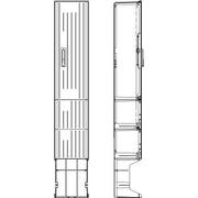 Elsta Mosdorfer - Gehäuse/Schaltschrank (leer) Verteilersäule A340 DS 330DSKTMO#10037820 inkl. Montageplatte