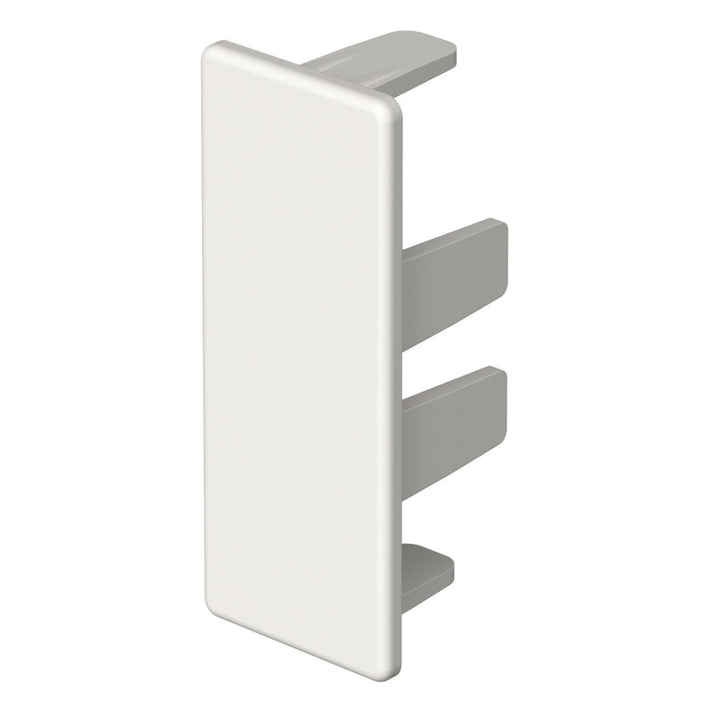 OBO Bettermann - Endstück für Leitungsführungskanal Endstück WDK HE20050RW 20x50mm, PVC − 10 Stück