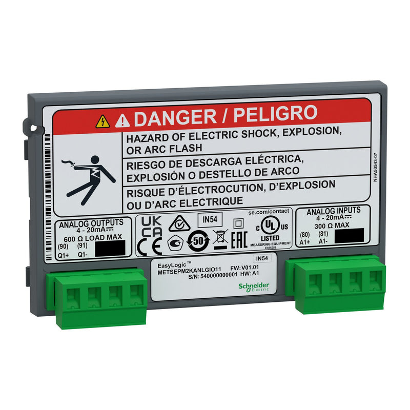 Schneider Electric - SPS-Analoges Ein-/Ausgangs-Modul E/A-Modul METSEPM2KANLGIO11 Analog,1Eing./1Ausg