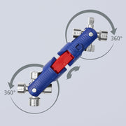 Knipex - Schlüssel für Gehäuse/Schränke Schaltschrankschlüssel 00 11 06 V04 Double-Joint