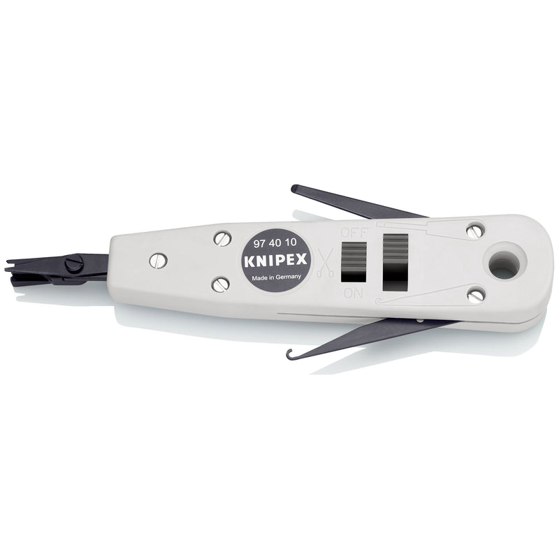 Knipex - Spezialwerkzeug für Kommunikationstechnik Anlegewerkzeug 97 40 10 für LSA-Plus, 175mm