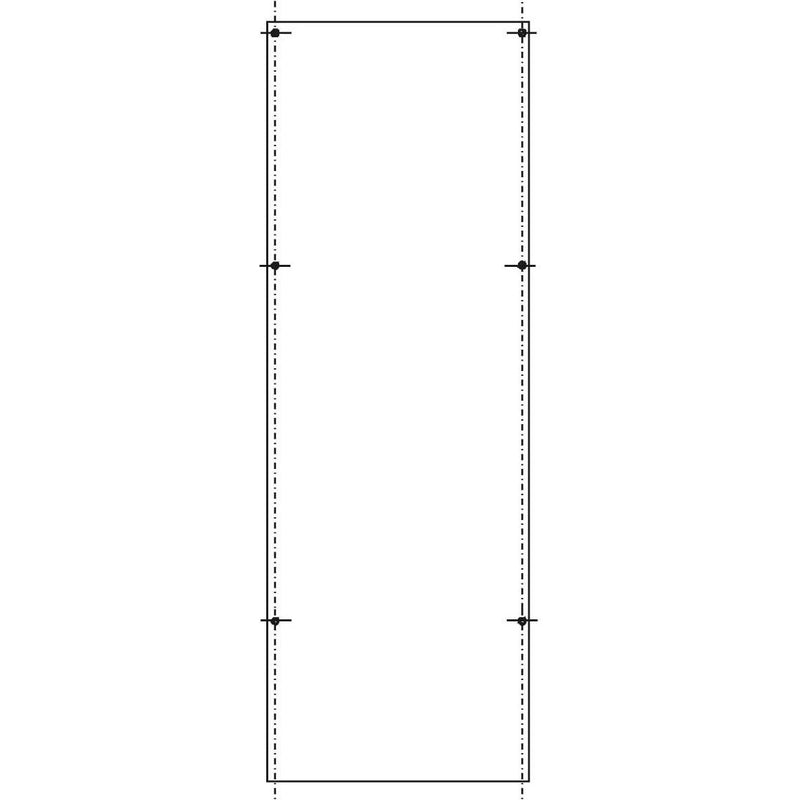 ABN - Montageplatte für Verteilergehäuse PVC-Montageplatte AS-162 SY47434M