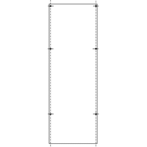 ABN - Montageplatte für Verteilergehäuse PVC-Montageplatte AS-162 SY47434M