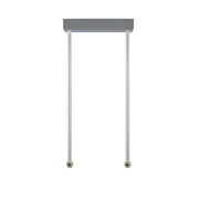 Ceag Notlichtsysteme - Mechanisches Zubehör/Ersatzteile für Leuchten Pendel 1,5m 40071350776 m.Baldachin eckig si