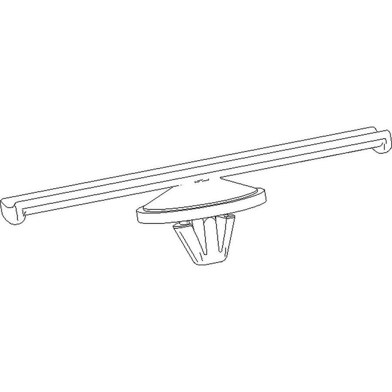 HellermannTyton - Befestigungsschelle für Kabel/Rohre Halteclip schwarz 155-11601(500) − 500 Stück
