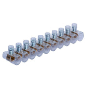 Pollmann - Ein- und mehrpolige Klemmenleiste Boxline BK100 10qmm, 10er Leiste − 10 Stück