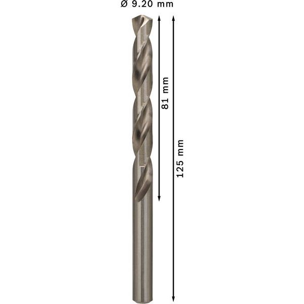 Bosch - Bohrer PRO Metal HSS-G 2608585516 Spiralbohrer 9,2 x