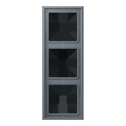 Jung - Abdeckrahmen Rahmen 3-fach LC 983 251 gris 59