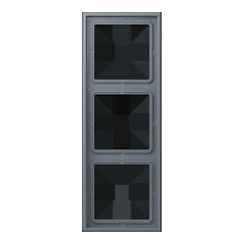Jung - Abdeckrahmen Rahmen 3-fach LC 983 251 gris 59