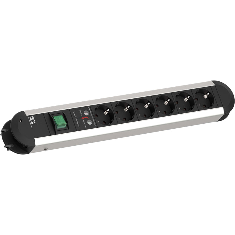 Bachmann - Mehrfachsteckdose Steckdosenleiste 6f. 331.013 mit Schalter