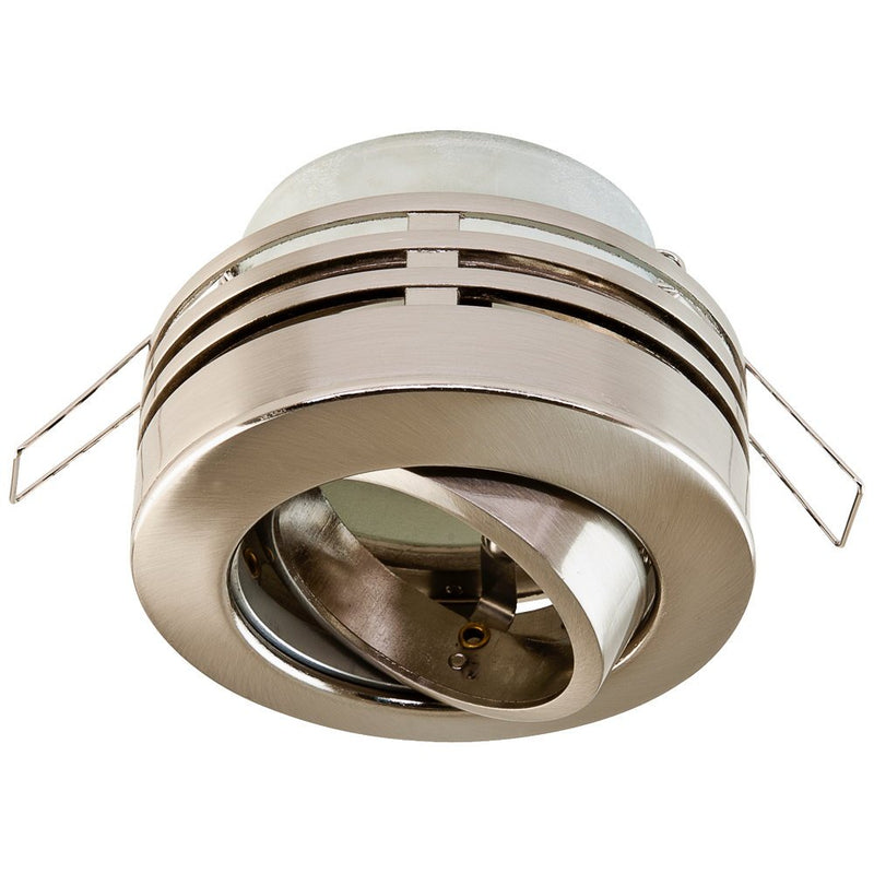 EVN Lichttechnik - Downlight/Strahler/Flutlicht HV-Halbeinbauleuchte 753 913 chr/sat 50W chr/sat