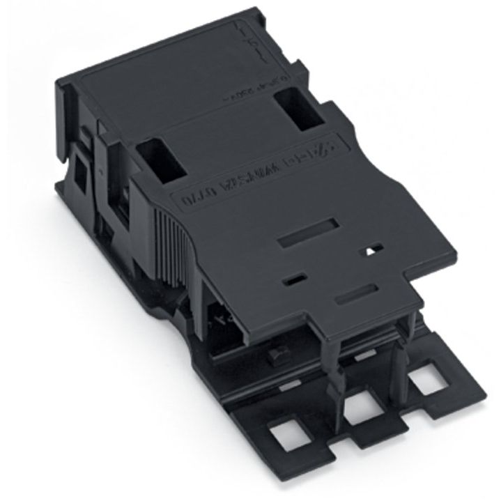WAGO - Zubehör/Ersatzteile für steckbare Gebäudeinstallation Zugentlastungsgehäuse 770-503/038-000 Rastschelle,schwarz − 50 Stück