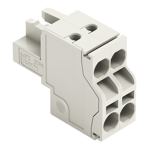 WAGO - Kabelsteckverbinder für Leiterplattensteckverbinder 2-Leiter-Federleiste 721-2102/026-000 CAGECLAMP,2,5mm²,lgr − 100 Stück