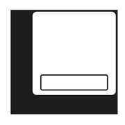 Jung - Abdeckung/Bedienelement für Installationsschalterprogramme Wippe Schriftfeld aws 60 NA WW für Schalter/Taster