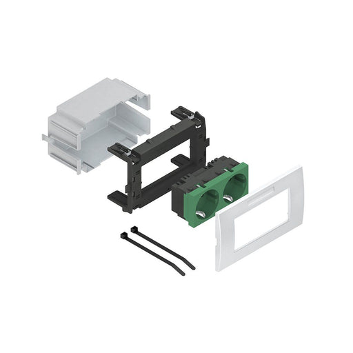 Niedax - Einbaudose für Geräteeinbaukanal Geräteeinbausystem GES 2 R SV 250V, 16A