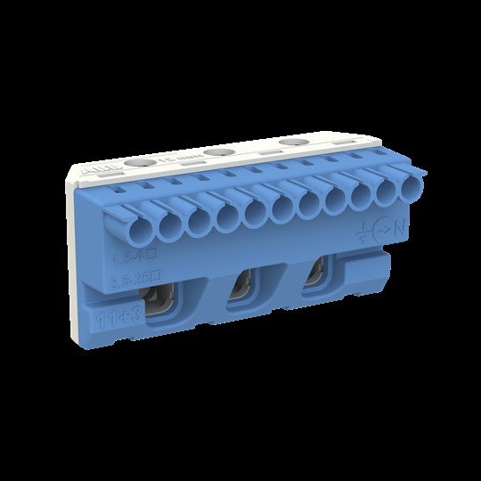 Striebel&John - Steckklemme N-Klemmenblock ZK113B 11x4 +3x25qmm