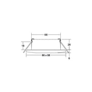 Brumberg Leuchten - Downlight/Strahler/Flutlicht LED-Einbaudownlight 230 V 39255073 2700/3000/4000K
