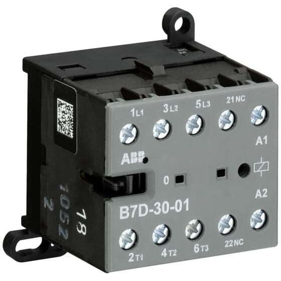 ABB Stotz S&J - Leistungsschütz zum Schalten von Wechselstrom Kleinschütz B7D-30-01-01 mit Diode
