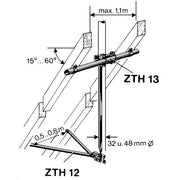 Kathrein - Antennenmontagematerial Masthalterung ZTH 12
