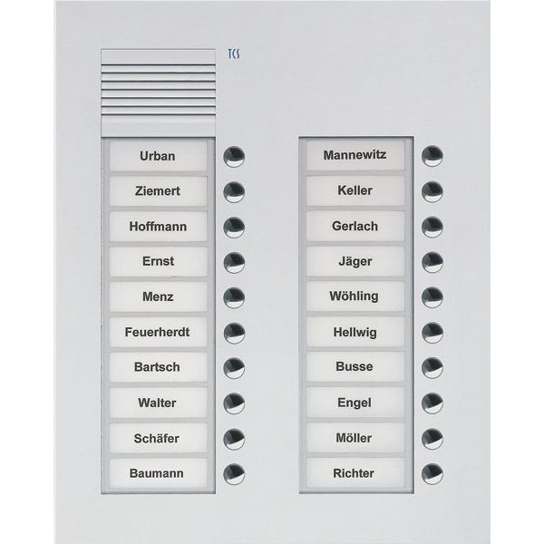 TCS Tür Control - Türstation für Türkommunikation Türsprechstelle PUK20/2-EN  − 1 Stück
