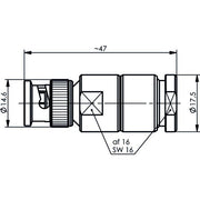 Telegärtner - Koax-Steckverbinder BNC-Kabelstecker 100023507 G31/32 RG11A/U,216/U
