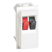 Legrand (BT) - Einsatz/Abdeckung für Kommunikationstechnik Lautsprecherklemme KW4294 1-modulig