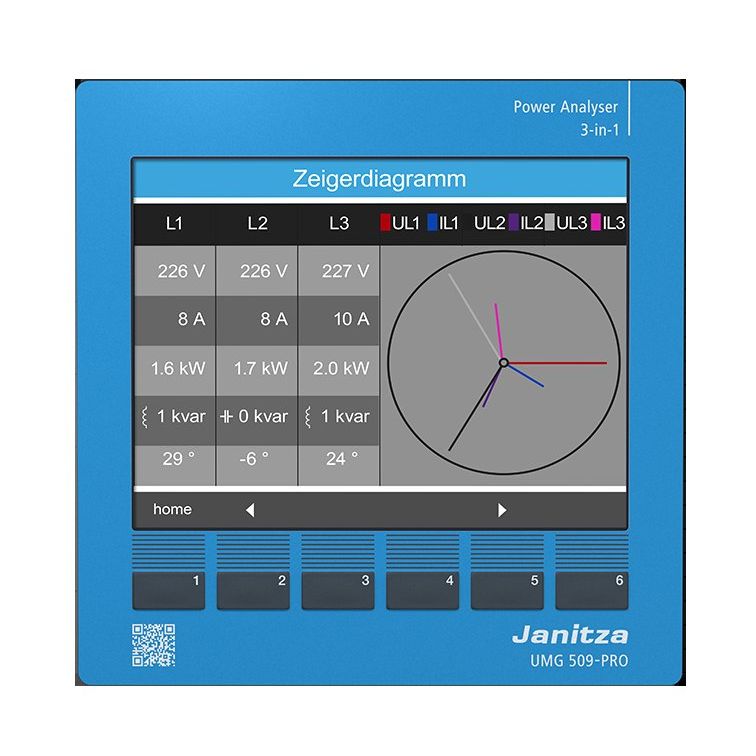 Janitza Electronic - Kombimessgerät Netzanalysator UMG 509 #5226003 UL mit RCM