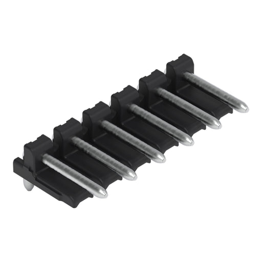 WAGO GmbH & Co. KG - Leiterplattensteckverbinder THR-Stiftleiste Lötstift 2091-1727/200-000 1,0mm,abgewinkelt,sw − 400 Stück
