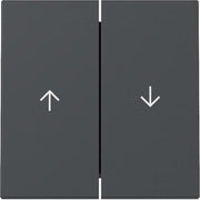 Gira - Abdeckung/Bedienelement für Installationsschalterprogramme Wippe 2f Pfeil 329428 Anthrazit