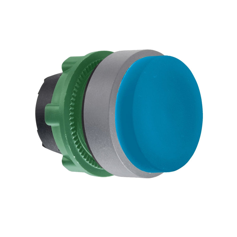Schneider Electric - Frontelement für Drucktaster Drucktaster, Front ZB5AL6C0 blau, 22mm, in grau