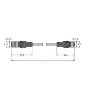 Turck - Konfektioniertes Sensor-Aktor-Kabel Feldbusleitung RSCV-RKCV #8900614 4-polig
