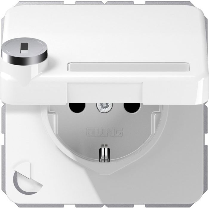 Jung - Steckdose SCHUKO-Steckdose 16A 250V CD 1520 NAKLSL WW m.Berührungsschutz