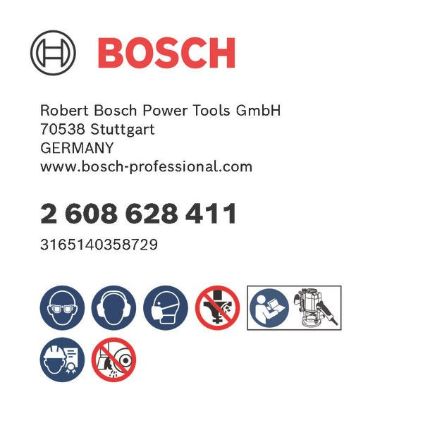 Bosch - Fräser PRO Nutfräser, 2608628411 zweischneidig 1/4