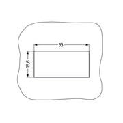 WAGO - Zubehör/Ersatzteile für steckbare Gebäudeinstallation Snap-In-Rahmen 770-338 3-pol.,1,0 3,0mm,ws − 100 Stück
