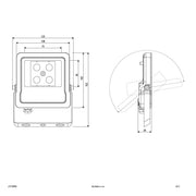 EVN Lichttechnik - Downlight/Strahler/Flutlicht LED-Fluter LFE100940 4000K