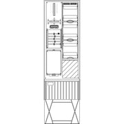 Elsta Mosdorfer - Zähler-Komplettschrank Zähleranschlusssäule ZS341.W1.72 A340 W1 1Z 3.HZ 72TE