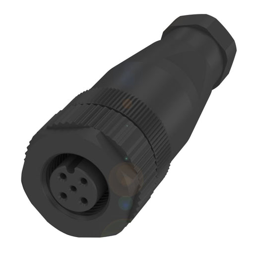 Balluff - Rundsteckverbinder, feldkonfektionierbar (Industriesteckverbinder) Rundsteckverbinder,gerade BKS-S 79-00 5p.,Buchse
