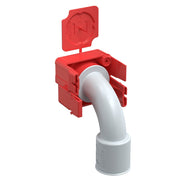 Kaiser - Leitungsauslass für Deckenleuchten B2 Wand-Decken-Übergang 1261-97 90Grd für 32mm-Rohre