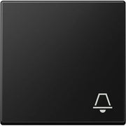Jung - Abdeckung/Bedienelement für Installationsschalterprogramme Wippe 1-fach A 590 K SWM graphitschwarz matt