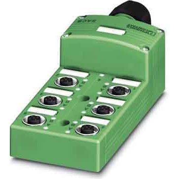 Phoenix Contact - Passiver Sensor-/Aktor-Verteiler (ohne Leitung) Sensor-/Aktor-Box SACB-6/12-C SCO − 1 Stück