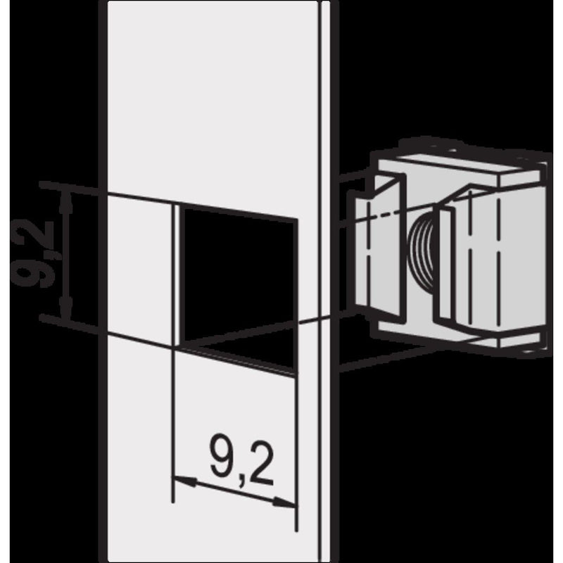 Schroff - Komponente für den Ausbau (Schaltschrank) Käfigmutter 21100216 (VE100)