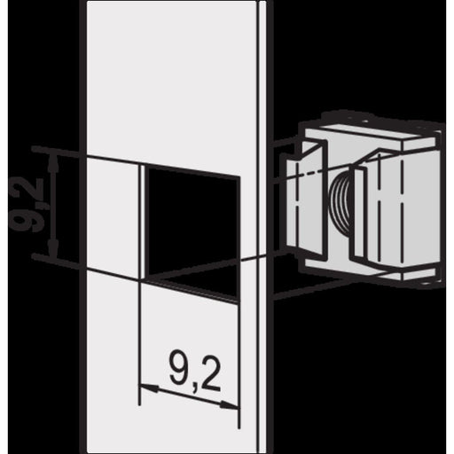 Schroff - Komponente für den Ausbau (Schaltschrank) Käfigmutter 21100216 (VE100)