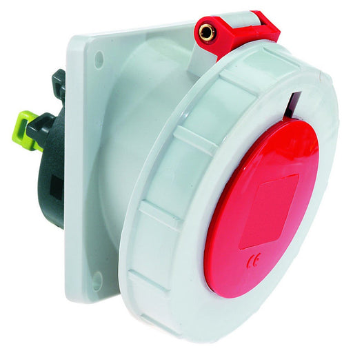 Bals Elektrotech - CEE-Anbausteckdose (IEC 60309) Anbausteckdose geneigt 16A 12833 4p 400V 6h IP67